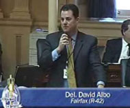 Delegate David Albo, 1/21/08