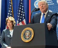 President Trump with Secretary Chao