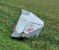 Knocked over French photo radar