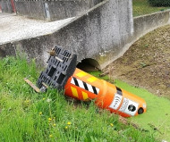 Dumped Italian speed camera