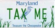 Maryland license plate