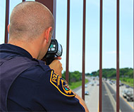 Radar speed trap in Minnesota