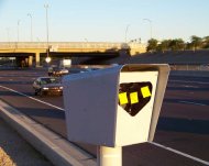 Post-It note speed camera