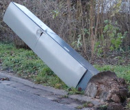 Speed camera tractor attack